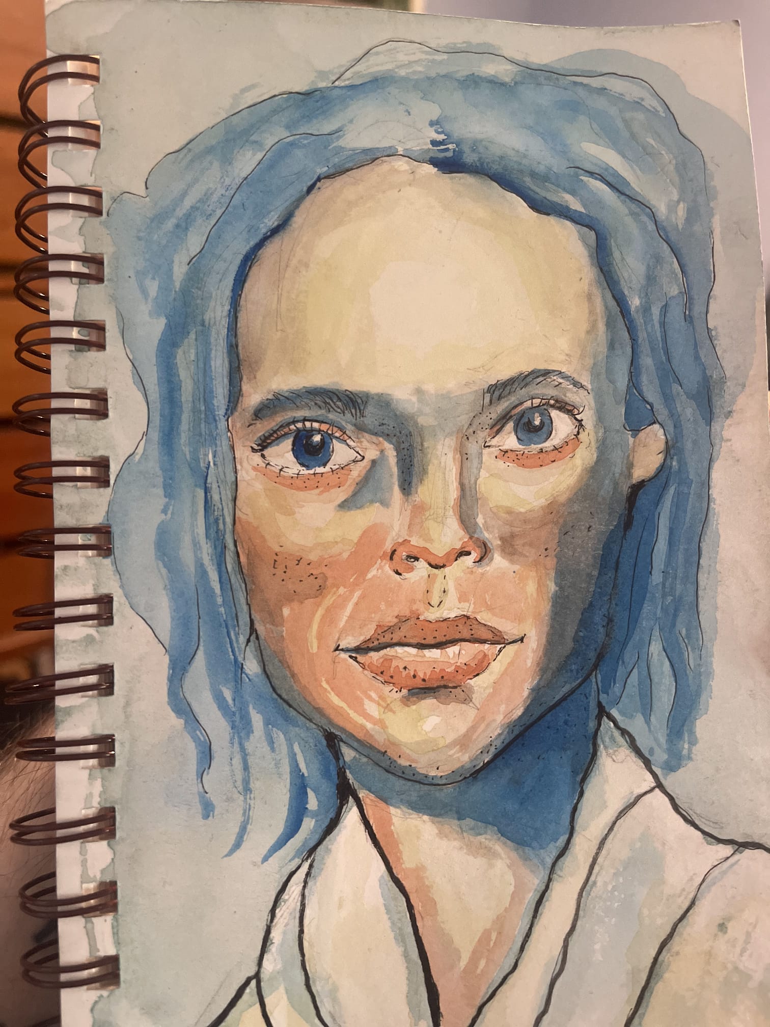 A sketch of a character