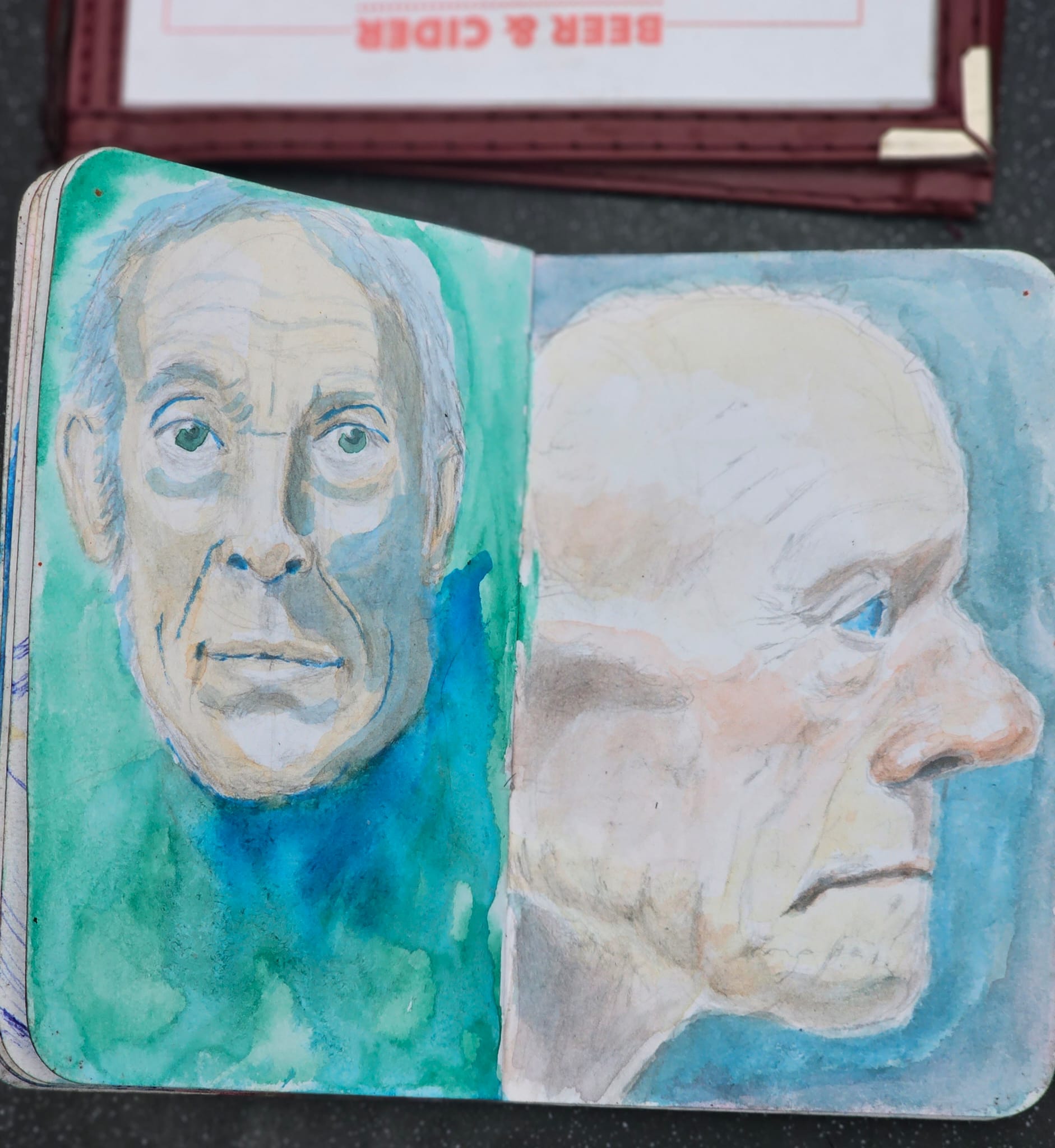 A sketch of a character